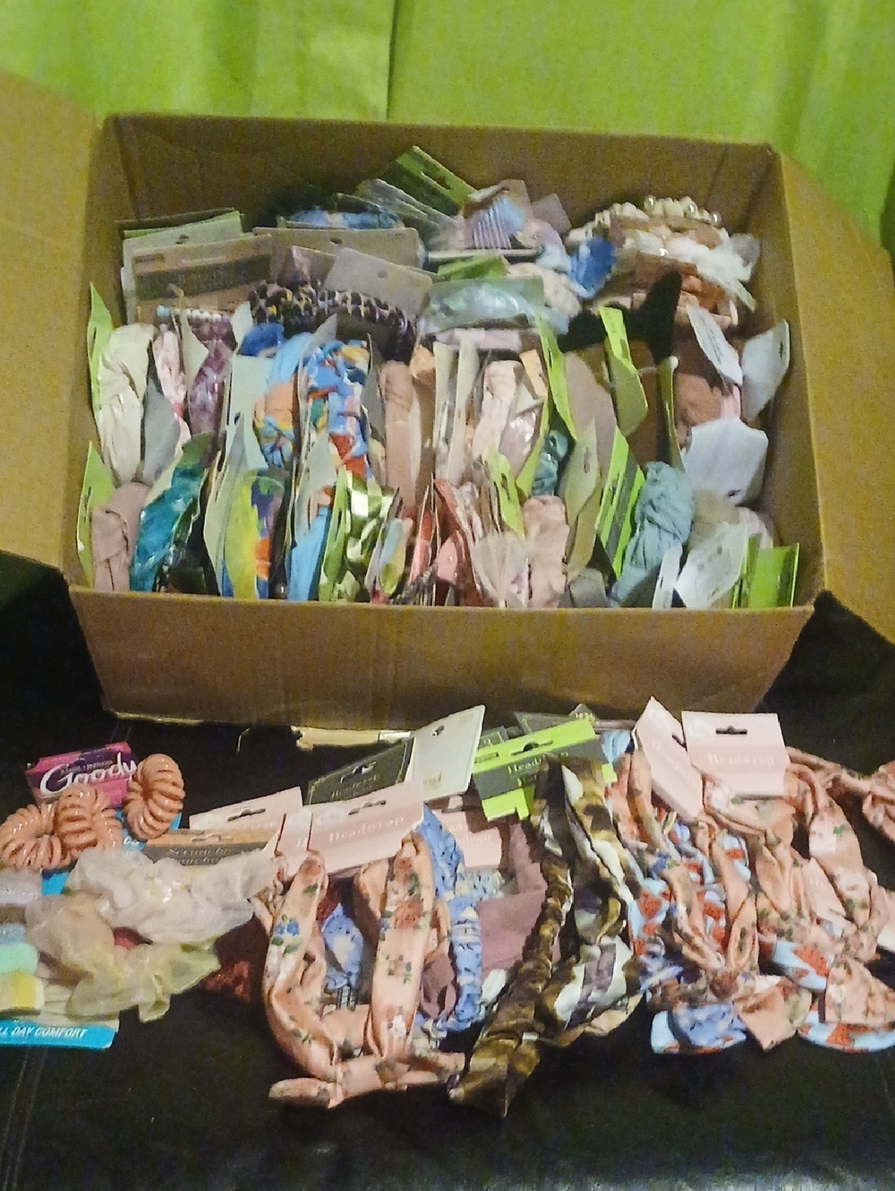 Assorted Floral and Solid Headbands Collection -  And Hair Accessories